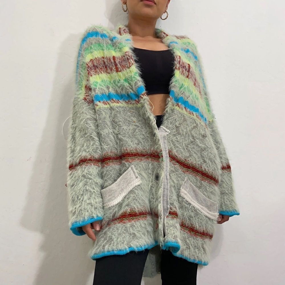 Free People Fair Weather Cardigan in Mint